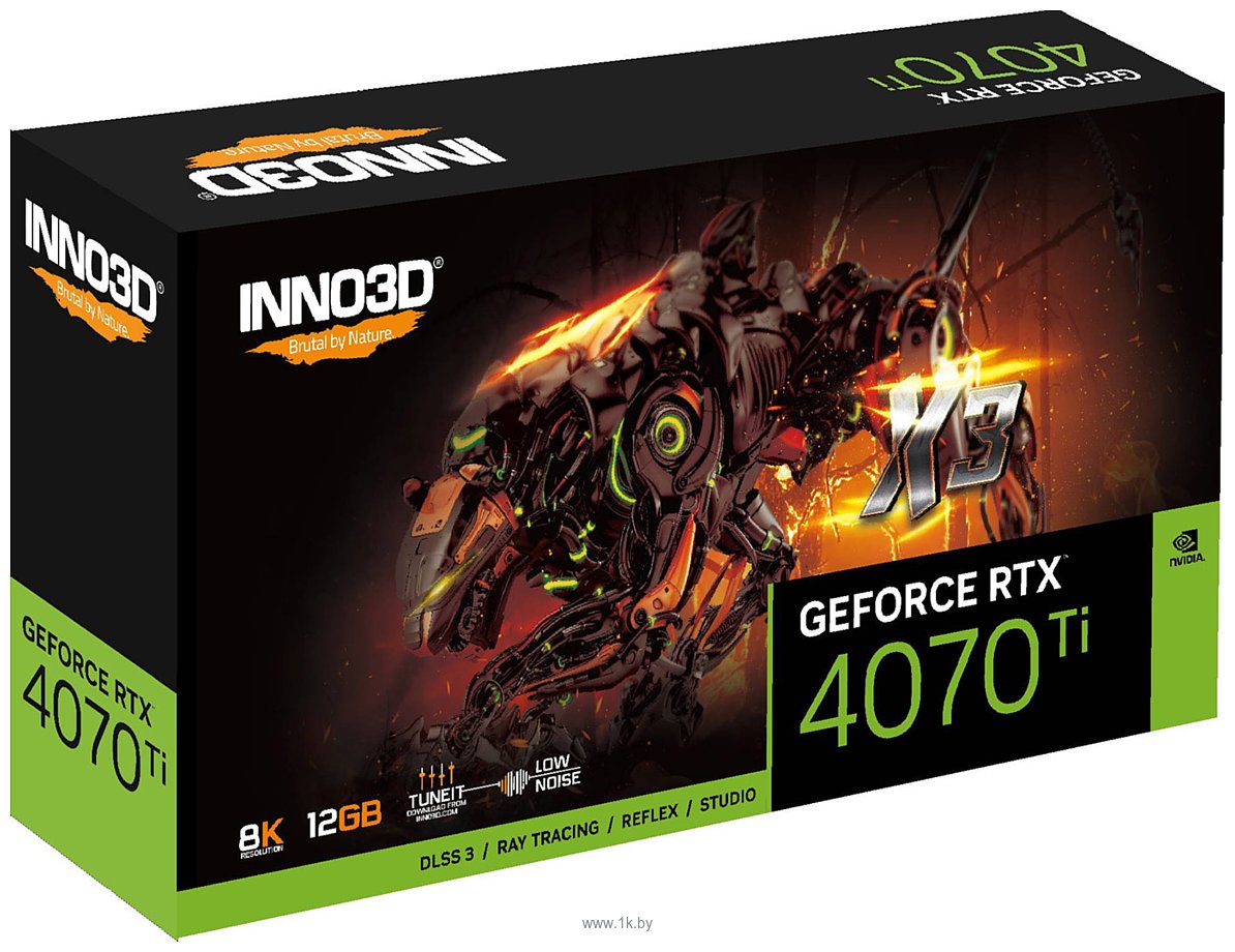 Фотографии INNO3D GeForce RTX 4070 Ti X3 (N407T3-126X-186148N)