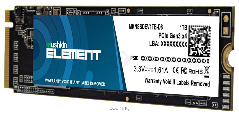 Фотографии Mushkin Element 1TB MKNSSDEV1TB-D8