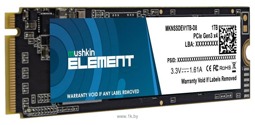 Фотографии Mushkin Element 1TB MKNSSDEV1TB-D8