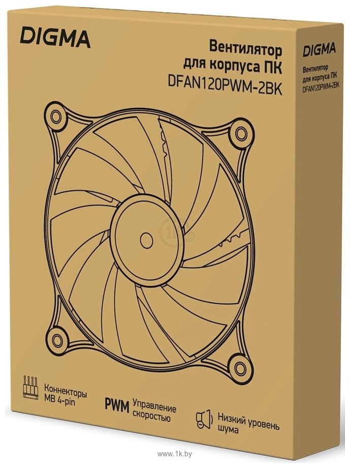 Фотографии Digma DFAN120PWM-2BK