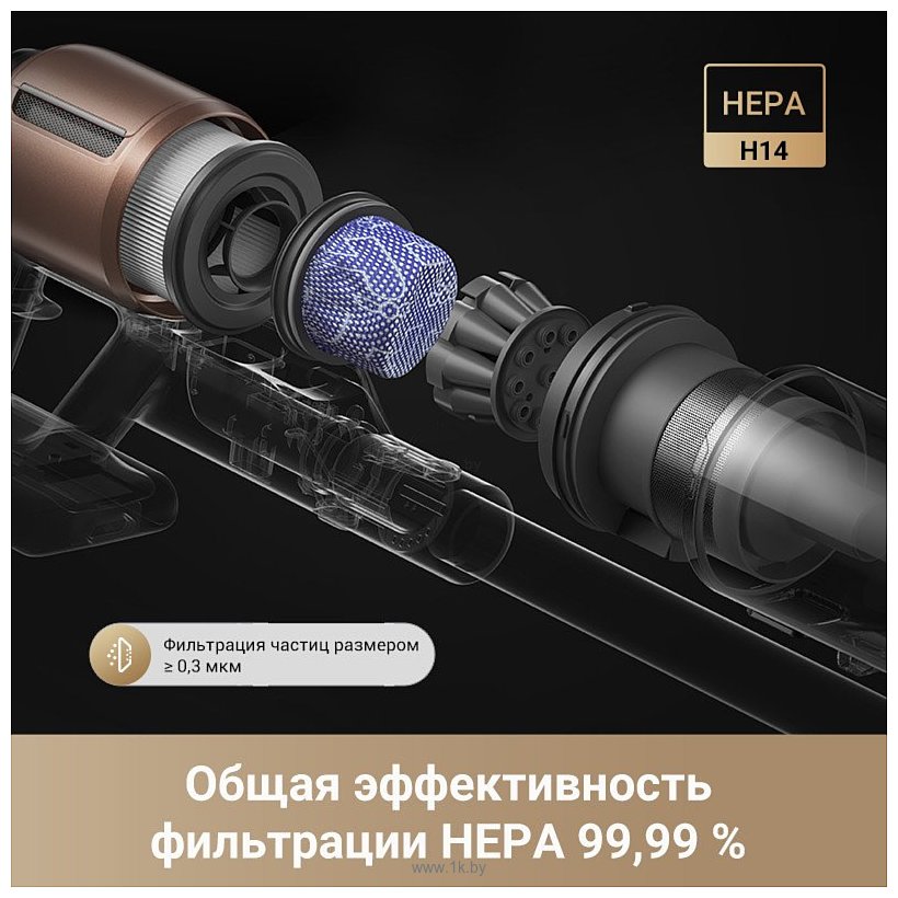 Фотографии Dreame Cordless Vacuum Cleaner Z20 Aqua Cycle VZV66A (евровилка)
