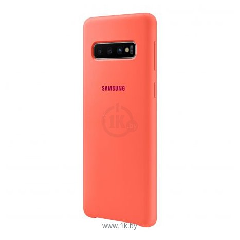 Фотографии Samsung Silicone Cover для Samsung Galaxy S10 (розовый)