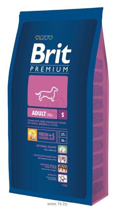 Фотографии Brit (1 кг) Premium Adult S