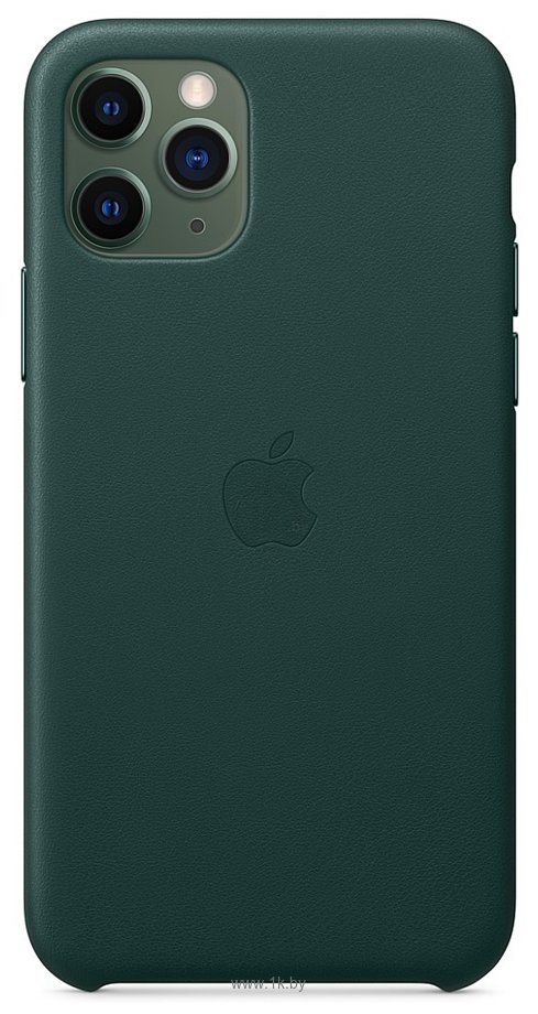 Фотографии Apple Leather Case для iPhone 11 Pro (зеленый лес)