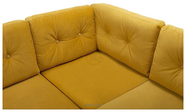 Фотографии Divan Динс-1 Velvet Yellow (велюр, желтый)