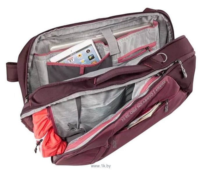 Фотографии Deuter Aviant Carry On Pro 36 SL (maron-aubergine)