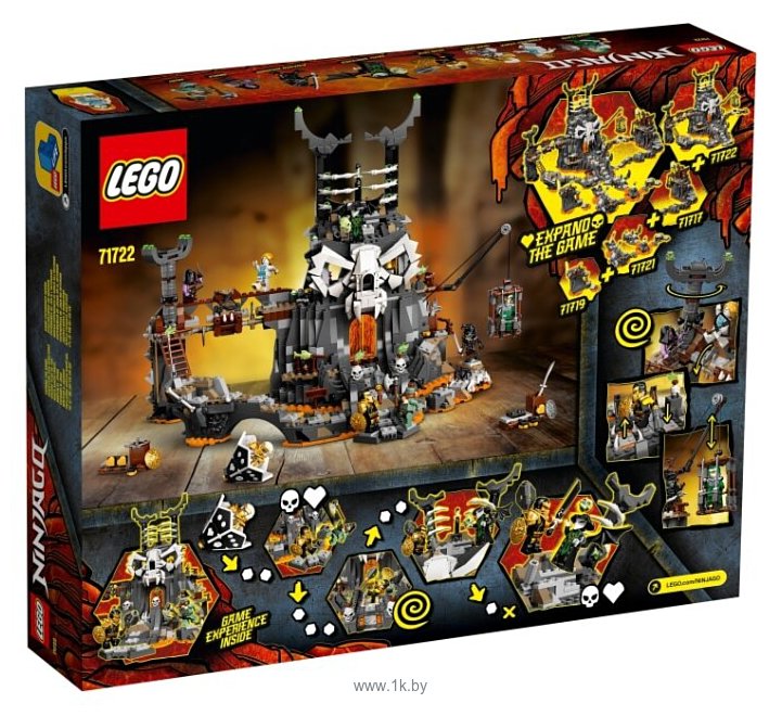 Фотографии LEGO Ninjago 71722 Подземелье колдуна-скелета