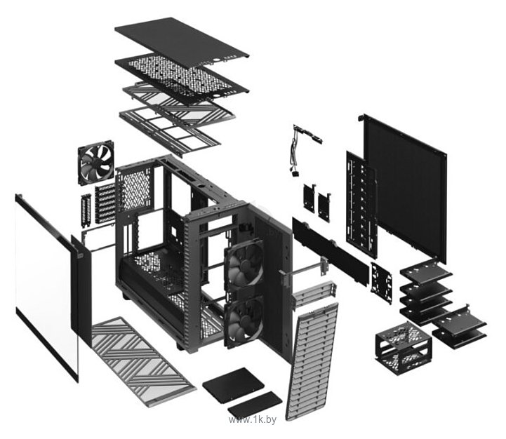 Фотографии Fractal Design Define 7 Light TG Gray