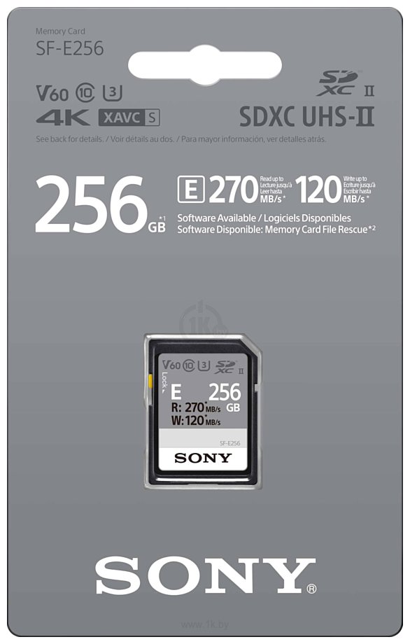Фотографии Sony SDXC SF-E256 256GB