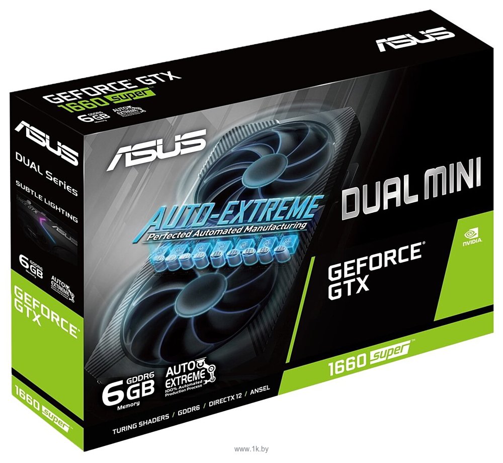 Фотографии ASUS Dual GeForce GTX 1660 SUPER 6GB (DUAL-GTX1660S-6G-MINI)
