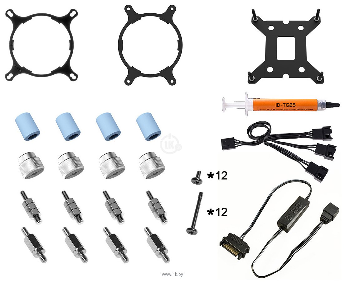 Фотографии ID-Cooling Zoomflow 360XT Snow