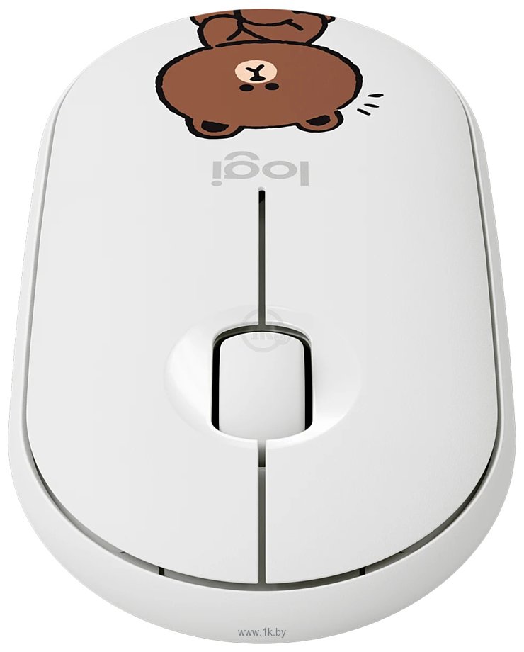 Фотографии Logitech M350 Pebble Line Friends Brown white