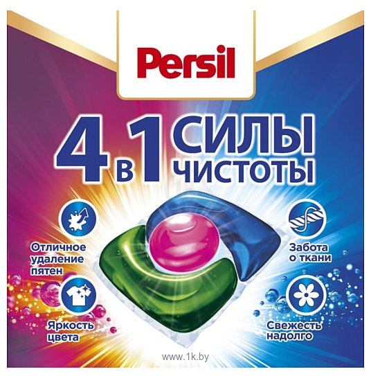 Фотографии Persil Power Caps 4 в 1 Color (42 шт)