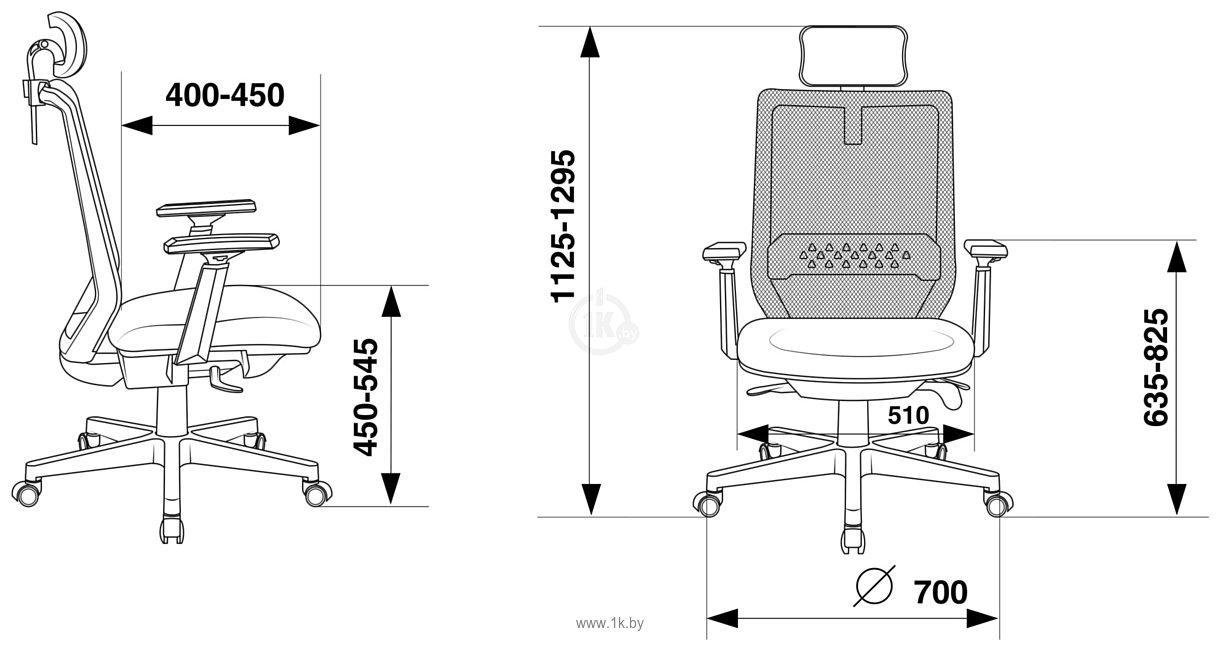 Фотографии Бюрократ Expert TW-01 38-418 (черный)