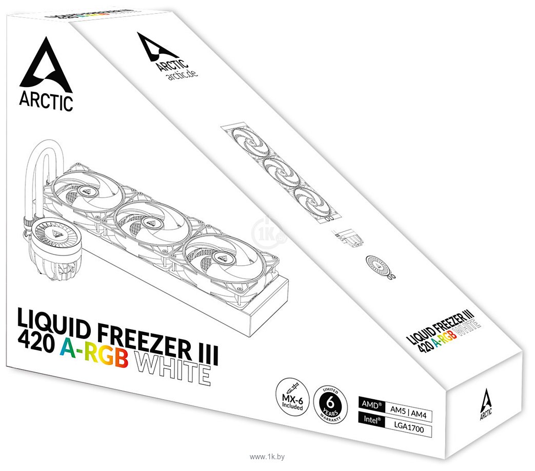 Фотографии Arctic Liquid Freezer III 420 A-RGB White ACFRE00153A