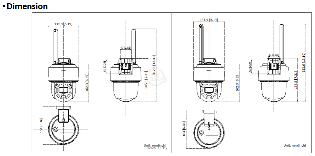 Фотографии Hikvision DS-2DE2C400MWG-4G (2.8 mm)