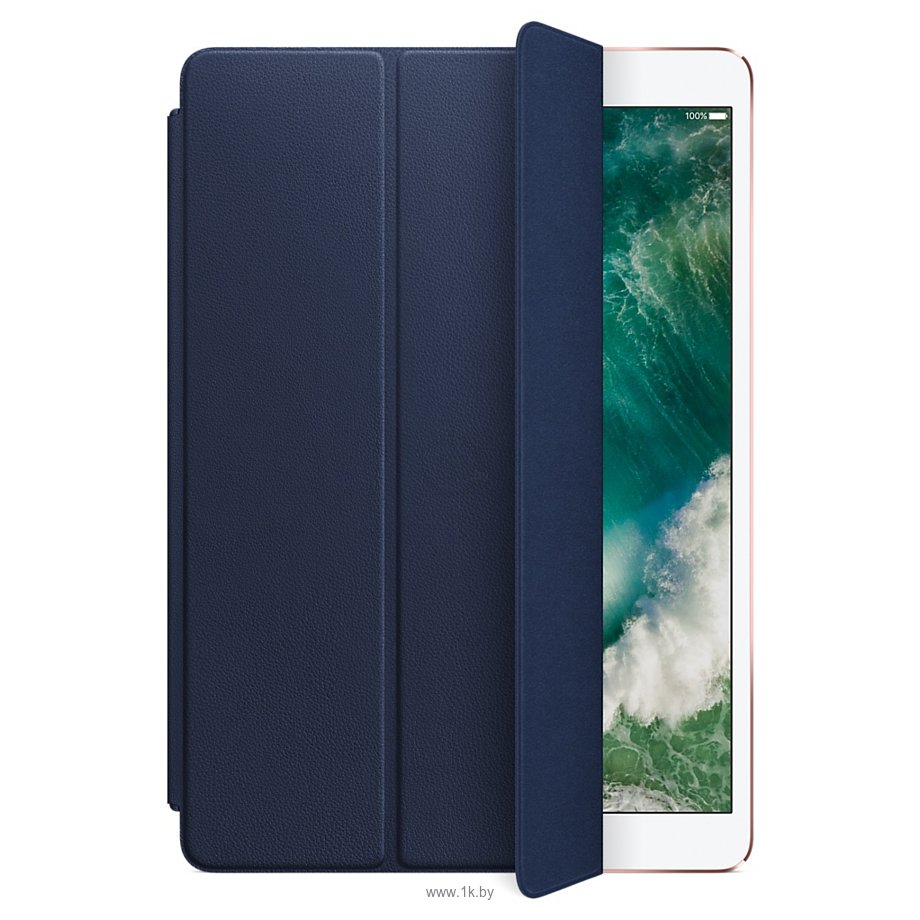 Фотографии Apple Leather Smart Cover for iPad Pro 10.5 Midnight Blue (MPUA2)