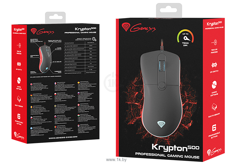 Фотографии Genesis Krypton 500 black USB