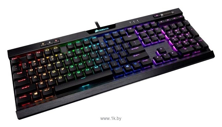 Фотографии Corsair K70 RGB MK.2 Mechanical Gaming Keyboard CHERRY MX Speed black USB