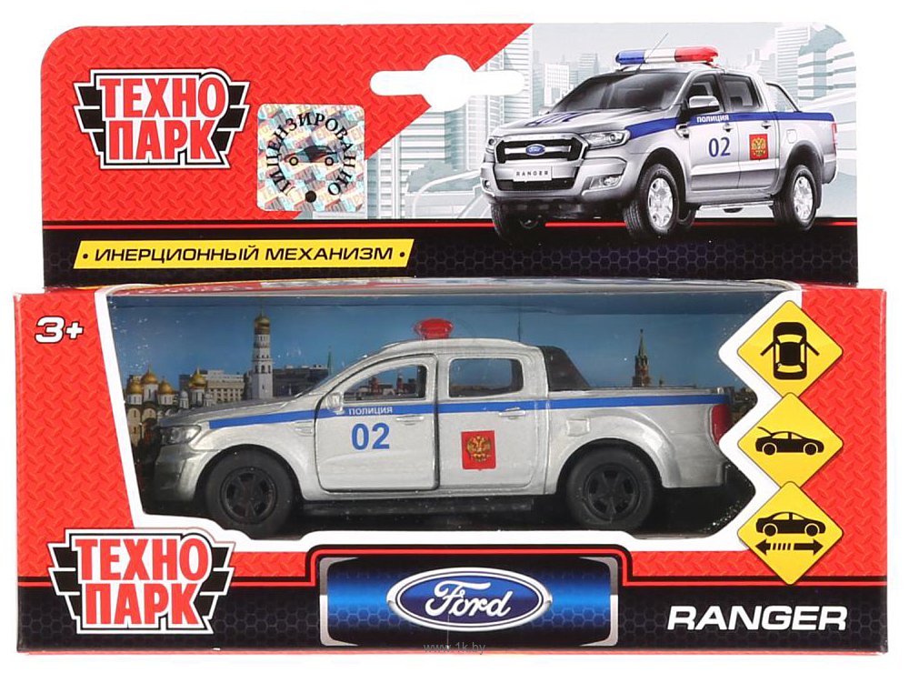 Фотографии Технопарк Ford Ranger Пикап Полиция SB-18-09-FR-P