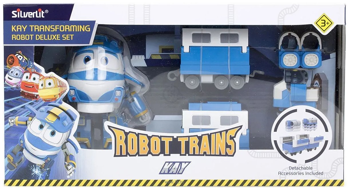Фотографии Silverlit Robot Trains Кей (делюкс) 80177