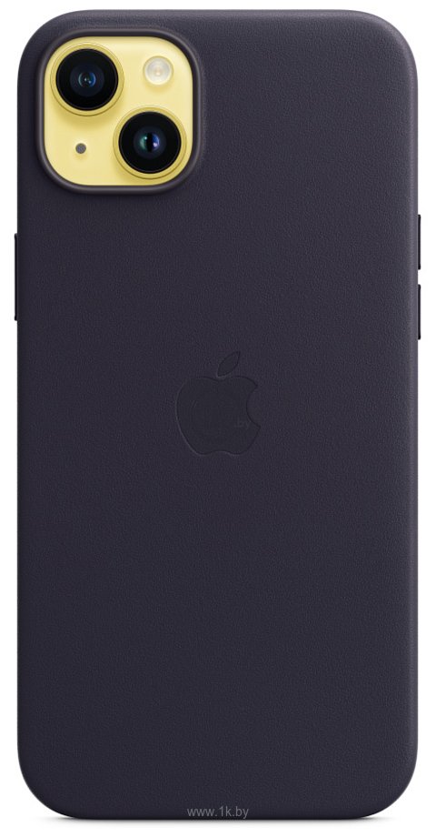 Фотографии Apple MagSafe Leather Case для iPhone 14 Plus (чернила)