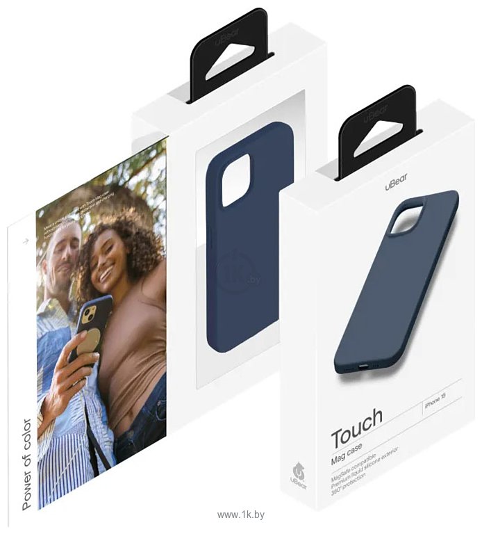 Фотографии uBear Touch Mag для iPhone 15 (темно-синий)