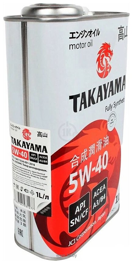 Фотографии Takayama Adaptec 5W-40 A3/B4 SN/CF 1л