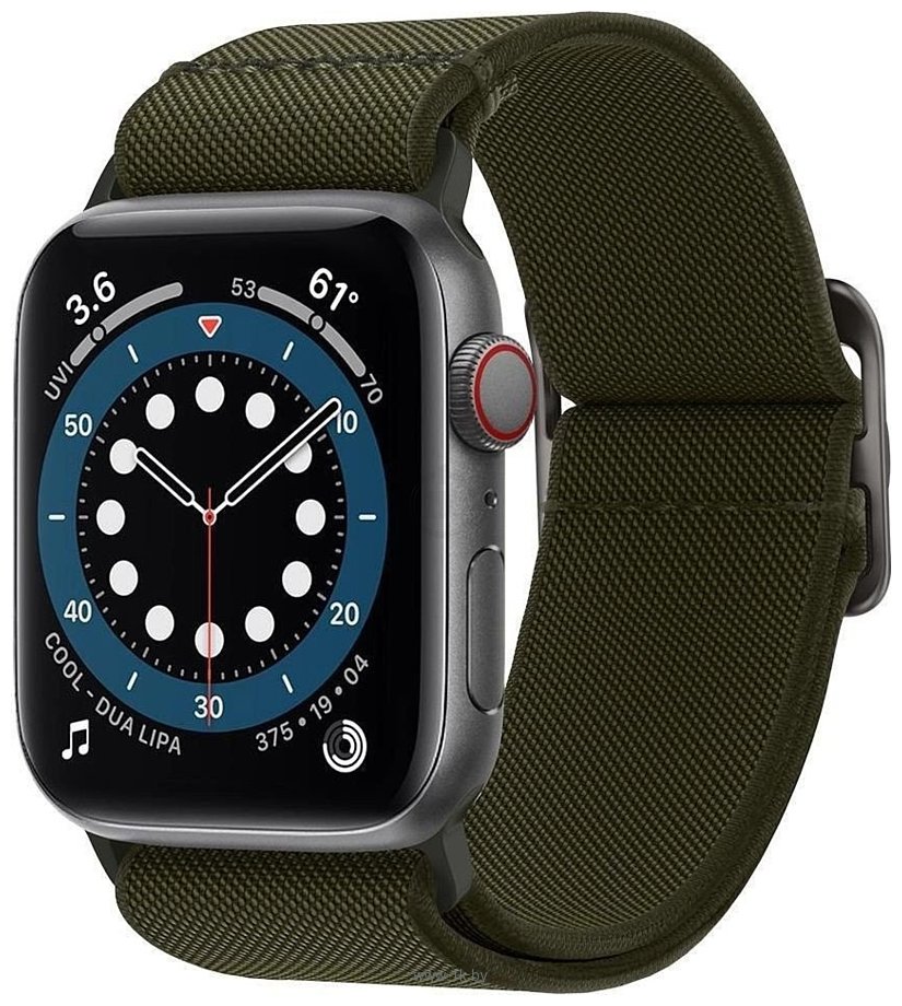 Фотографии Spigen Lite Fit для Apple Watch 49/45/44/42 мм (хаки)