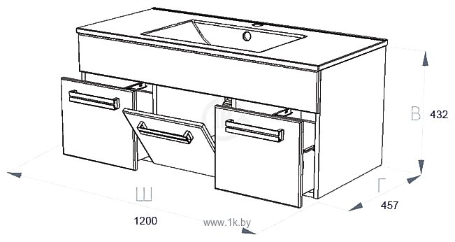 Фотографии Triton Ника-120 подвесная черная