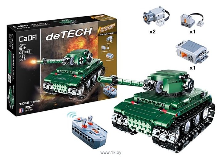 Фотографии CaDa Technic радиоуправляемый Танк Tiger C51018W