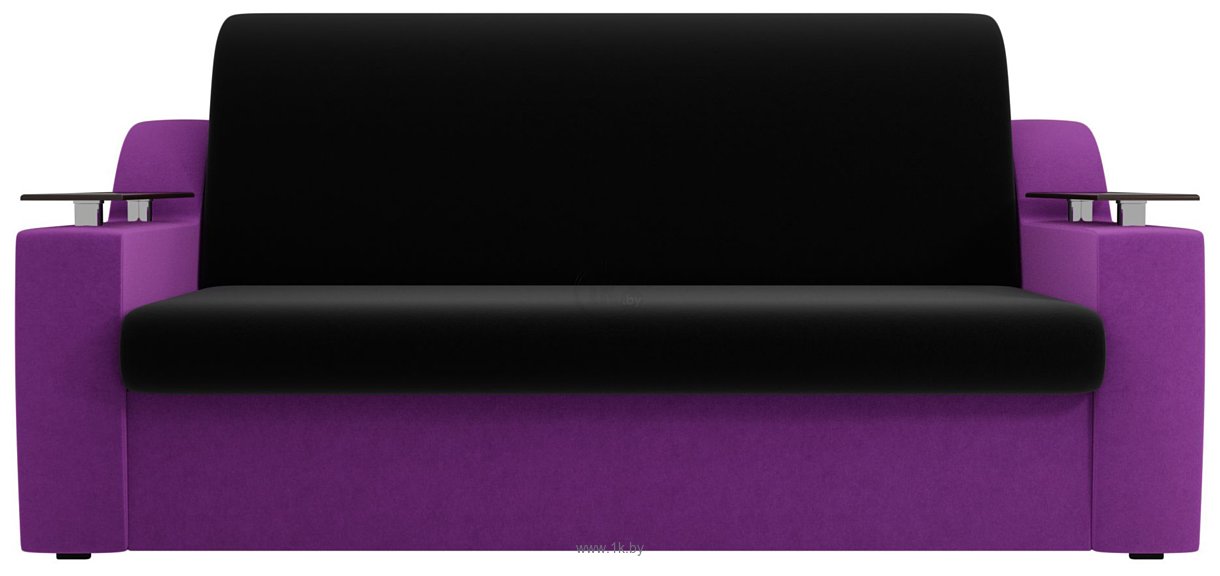 Фотографии Лига диванов Сенатор 100715 100 см (черный/фиолетовый)