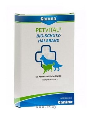 Фотографии Canina ошейник от блох и клещей Petvital Bio-Schutz-Halsband 65см для собак