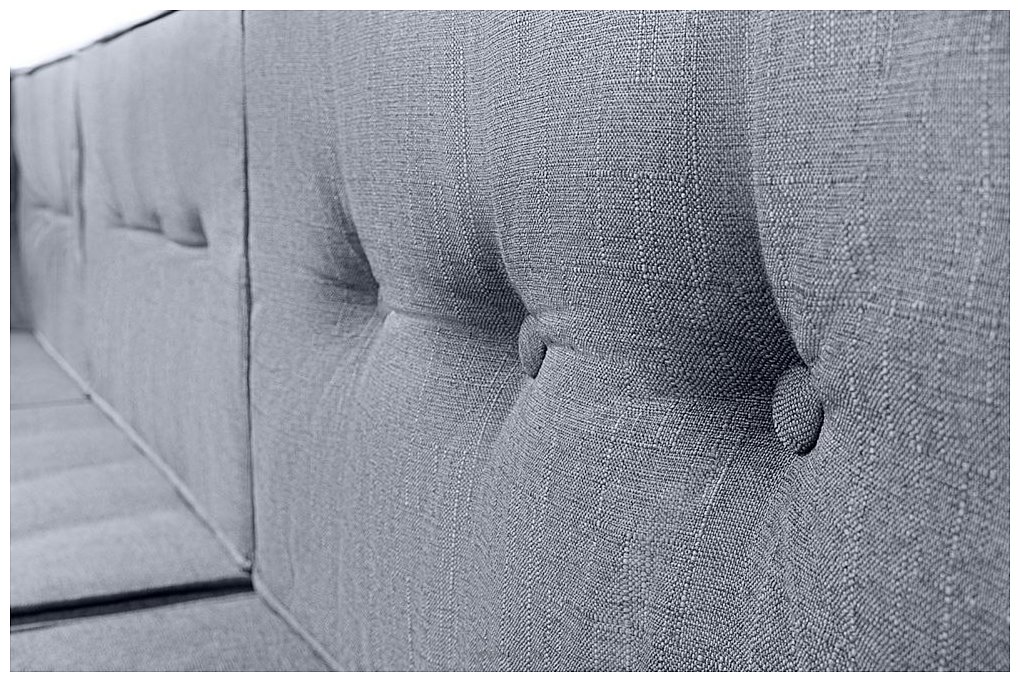 Фотографии Divan Астер Textile Grey (левый, рогожка, серый)