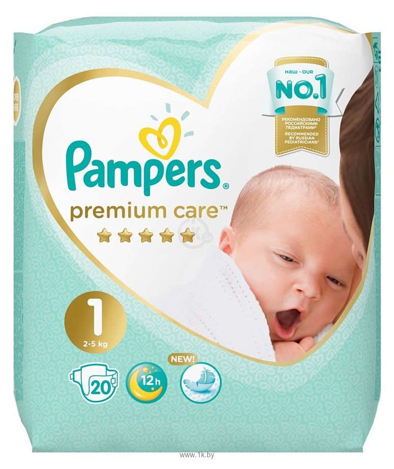Фотографии Pampers Premium Care Newborn (2-5 кг), 20 шт