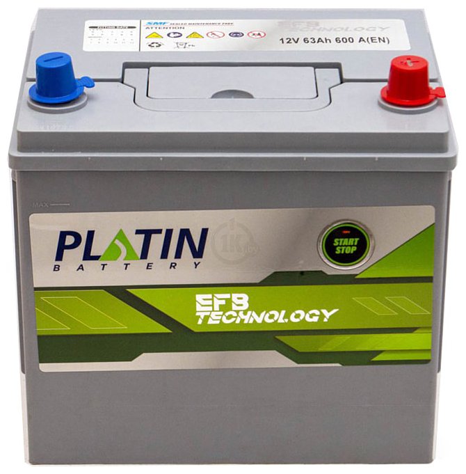 Фотографии Platin Asia EFB R+ (63Ah)