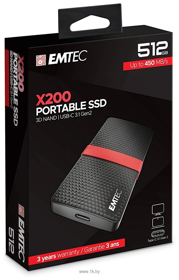 Фотографии Emtec X200 ECSSD512GX200 512GB