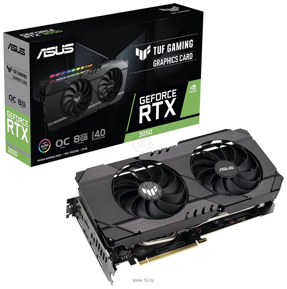 Фотографии ASUS TUF Gaming GeForce RTX 3050 8GB (TUF-RTX3050-O8G-GAMING)