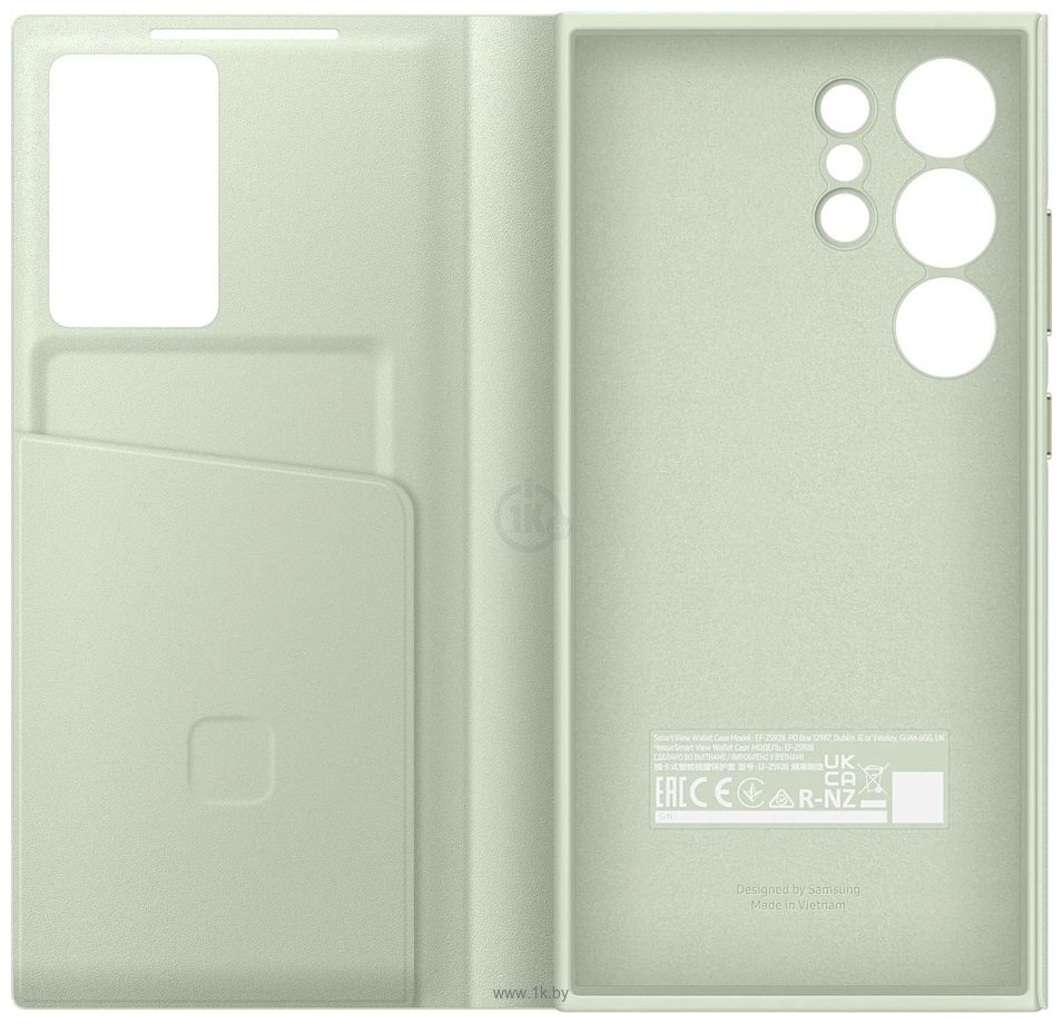 Фотографии Samsung View Wallet Case S24 Ultra (светло-зеленый)