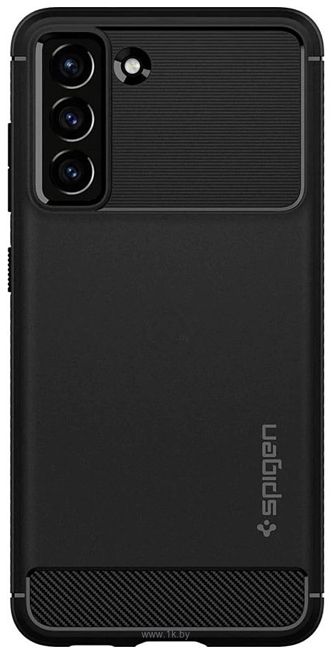 Фотографии Spigen Rugged Armor для Galaxy S21 FE ACS03049 (черный)