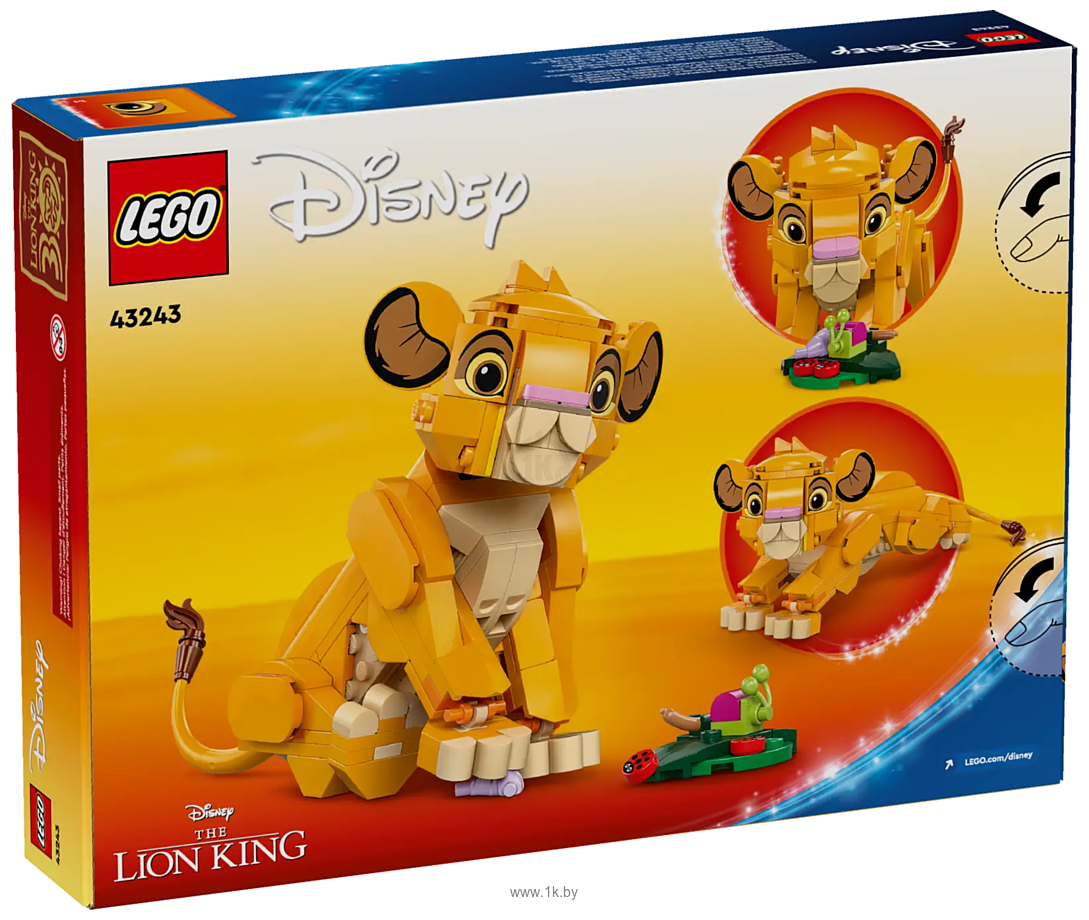 Фотографии LEGO Disney 43243 Симба, львенок Короля Льва