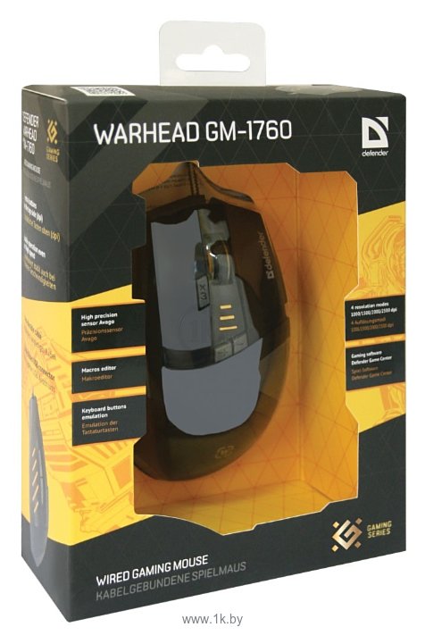 Фотографии Defender Warhead GM-1760 black USB