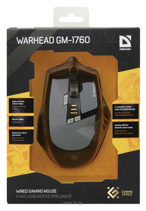 Фотографии Defender Warhead GM-1760 black USB
