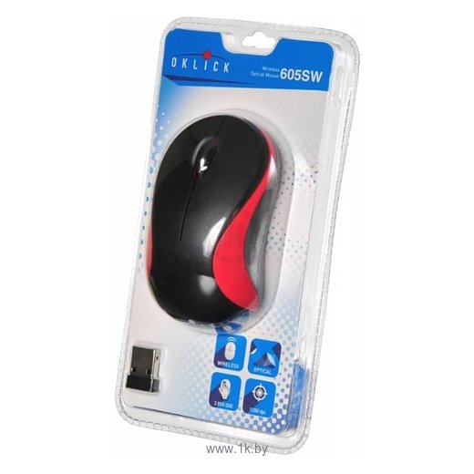 Фотографии Oklick 605SW black-Red USB