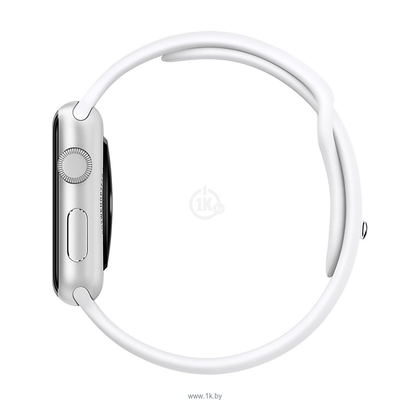 Фотографии Apple Watch Sport 42mm Silver with White Sport Band (MJ3N2)