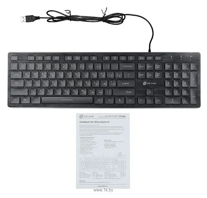 Фотографии Oklick 550ML black USB