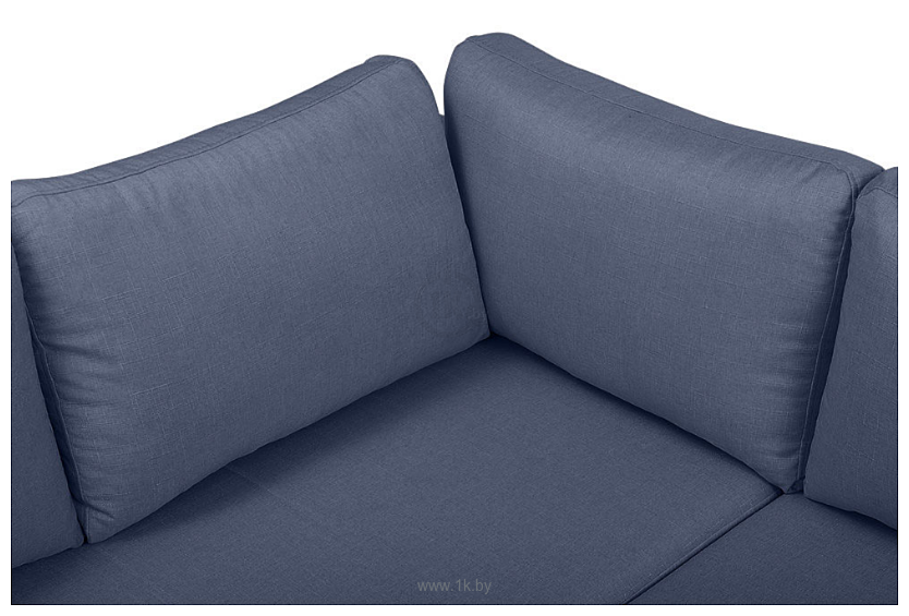 Фотографии Divan Мансберг Textile Blue (левый, рогожка, синий)