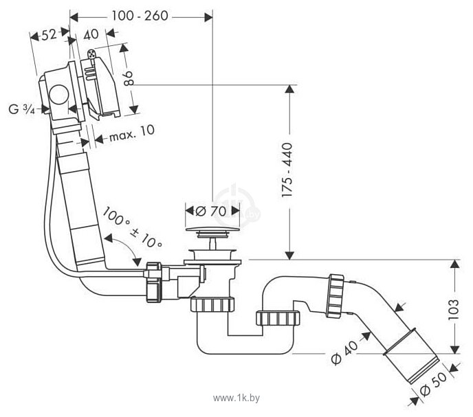 Фотографии Hansgrohe Exafill 58123000