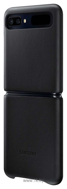 Фотографии Samsung Leather Cover для Galaxy Z Flip (черный)