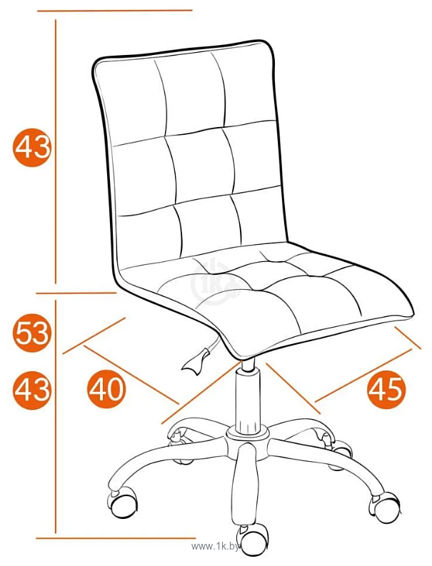 Фотографии TetChair Зеро (флок, синий)